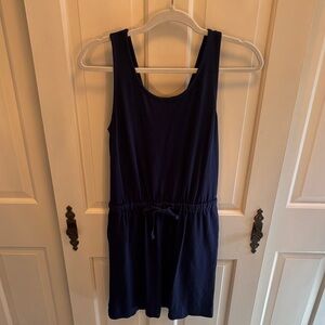 Navy Blue Sleeveless Dress